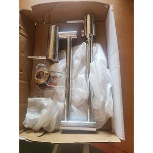 Delta Contemporary Wall Mount Pot Filler Faucet Polished Chrome 1165LF